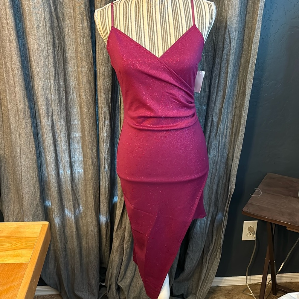 NWT Honey and Roses Glitter Pink Dress